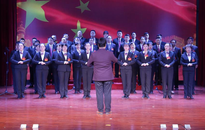 MK线上平台,MK（中国）2019年度工作动员大会---大合唱《团结就是力量》、《我爱你中国》